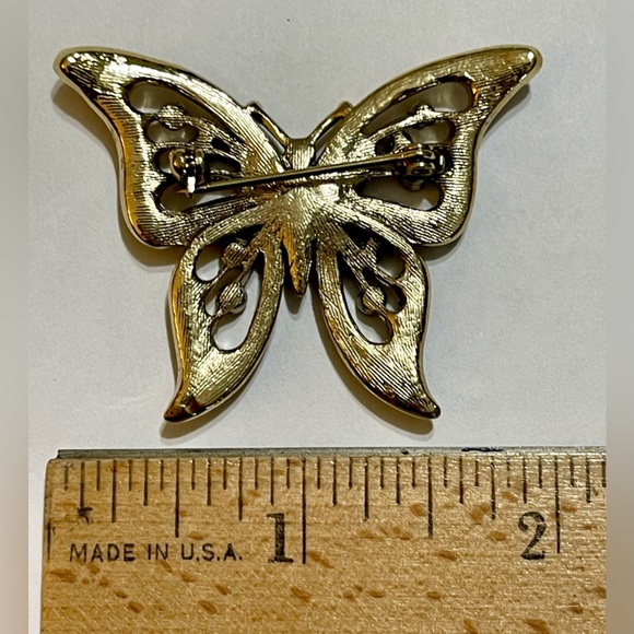 Ladies Multicolored Butterfly Brooch/Pin - Picture 5 of 5